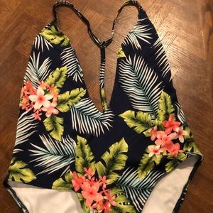 Fashion Nova Tropical One Piece Bathing Suit